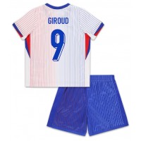 Frankrike Olivier Giroud #9 Bortedraktsett Barn EM 2024 Kortermet (+ Korte bukser)